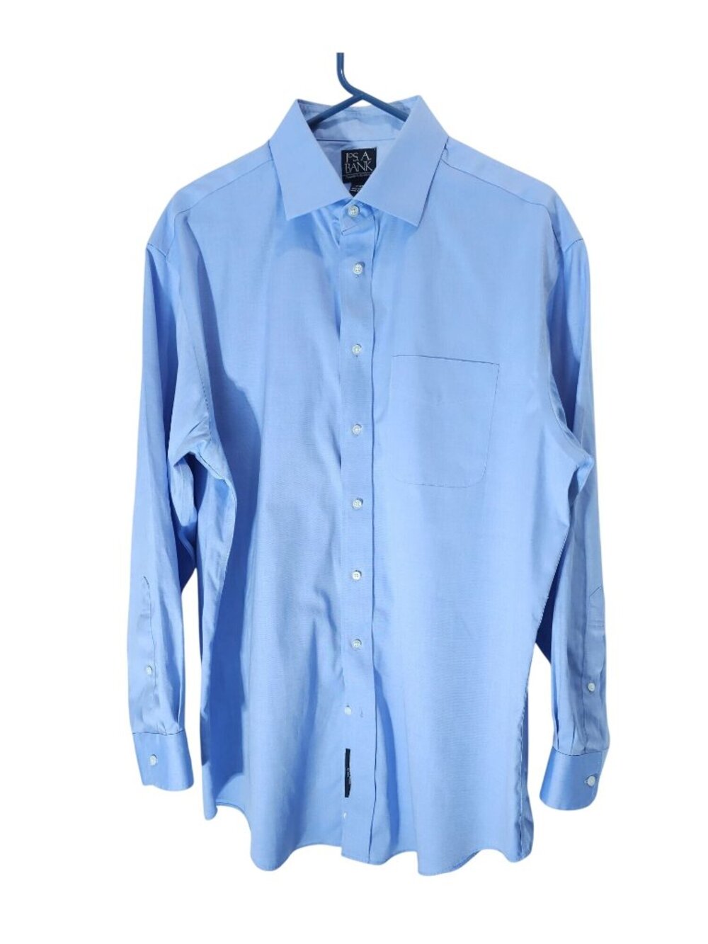 Jos. A. Bank Men's Classic-Fit Light Blue Dress Shirt, Long Sleeve Button-Down,